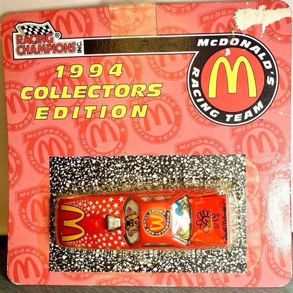 Racing Champions 1994 McDonald’s Collectors Edition Diecast Car NASCAR Promo - Picture 3 of 7